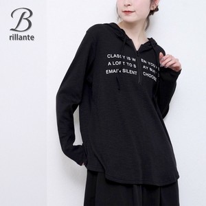 ロゴフロントジップ フードリブTシャツ 2025新作ss春夏　BRILLANTE東京（195956）