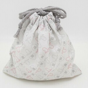 ≪新商品≫【おにぎり】巾着弁当袋　ウィンナー<日本製>