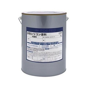 塗料 FOR PRO 水性シリコン塗料 4kg 白