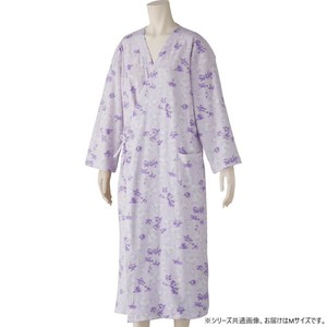 ケアファッション 打合せネグリジェ(婦人) パープル M 80008311