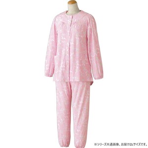 ケアファッション ホックパジャマ(婦人) ピンク L 80017102