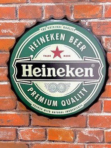 ティン 看板 インテリア 瓶蓋 サインボード ブリキ看板 アメザツ アメリカン雑貨 ガレージ アメリカ