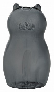 ■2026SS　先行予約■　Glass cat vase　Black