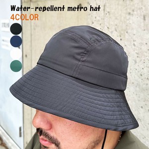 【特価】撥水 メトロハット バケット あご紐 日除け UV 帽子 メンズ レディース
