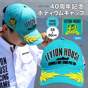 レイトンハウス 40周年記念 限定 レーシングチーム ポディウムキャップ ドライバー パイロット 帽子 ハット