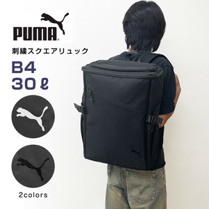 PUMA ワンポイント刺繍ロゴ スクエアリュック