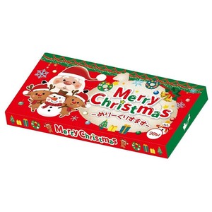 メリークリスマス BOXティッシュ30W
