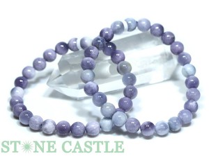 ☆高品質☆【ブレスレット】パープルラリマー (5A) (約7.5〜8mm) 【天然石 パワーストーン】
