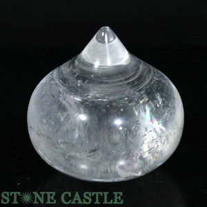 ☆一点物☆【開運＆風水アイテム】レインボー水晶 宝珠 約50mm No.65 【天然石 パワーストーン】