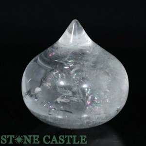 ☆一点物☆【開運＆風水アイテム】レインボー水晶 宝珠 約50mm No.66 【天然石 パワーストーン】