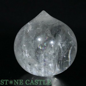 ☆一点物☆【開運＆風水アイテム】レインボー水晶 宝珠 (丸タイプ) 約50mm No.67 【パワーストーン】
