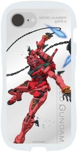 機動戦士Gundam GQuuuuuuX iPhone16e対応 クリスタルクリアケース 赤いガンダム GD-153B