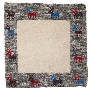 ギャッベ　チェアパッド　40x40cm　ウール　シートクッション　マット　座布団　ギャベ