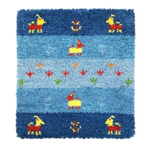 ギャッベ　チェアパッド　40x40cm　ウール　シートクッション　マット　座布団　ギャベ