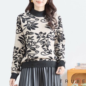 2025年新商品 毛衣/针织衫 花朵 L尺寸 提花