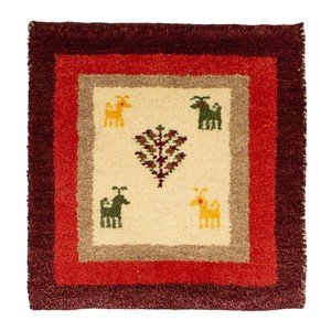 ギャッベ　チェアパッド　40x40cm　ウール　シートクッション　マット　座布団　ギャベ
