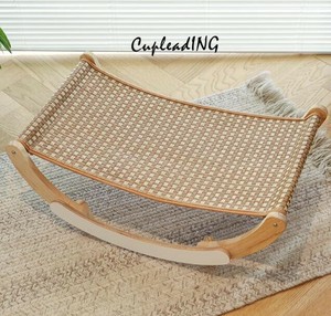 シーズン商品 INSスタイル 猫用吊りベッド 多機能デザイン 洗える通年対応 木製猫の寝床