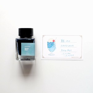 筆屋-ぺんや- インク 30ml KAMOGAWA Rainy days