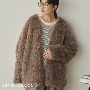 预购 短款夹克 两面 贵宾狗/贵宾犬 大衣 茧形 11月中旬进货