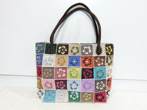 【人気商品】ベトナム・パッチワークバッグ（大）　B