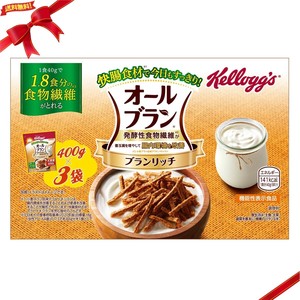 ケロッグ オールブラン ブランリッチ 400g x 3袋 朝食 シリアル 食物繊維 ダイエット向き