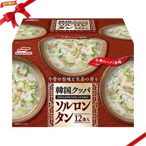 マルハニチロ 韓国クッパソルロンタン 12食 レトルトスープ 即席食品