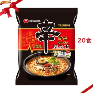 辛ラーメン 袋BLACK 黒 ブラック 130g x 20食 韓国即席麺 激辛