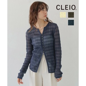 预购 罩衫 CLEIO 2025年 抽褶 开衫 秋冬新品