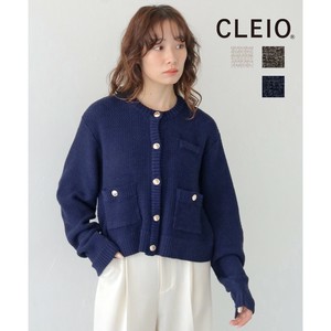 预购 罩衫 CLEIO 花呢 2025年 开衫 秋冬新品