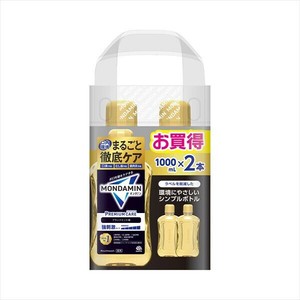 モンダミン　プレミアムケア　ブラックミント　1000ml　2P 【マウスウォッシュ】