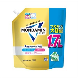 モンダミン　プレミアムケア　ホワイトミント　つめかえ　1700ml 【マウスウォッシュ】