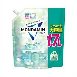 モンダミン　クリアミント　つめかえ大容量　1．7L 【マウスウォッシュ】