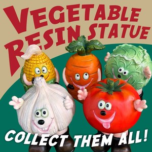 【愉快なベジタブル！】【WE ♡ FARMERS】VEGETABLE RESIN STATUE 野菜◾️ベジタブルレジンスタチュー
