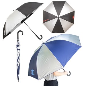 チャンピオン 男女兼用 晴雨兼用 シルバーコーティング 張分 大判 ジャンプ 傘 70cm × 8R CHP76JP70