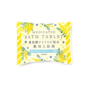 【1月中旬発売/9月末〆切 完全予約制】ウィズフローラ　重炭酸バスタブレット[医薬部外品]　ミモザ