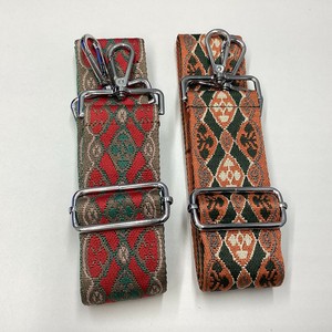 ショルダーストラップ　バッグストラップ　ベルト　幾何学模様