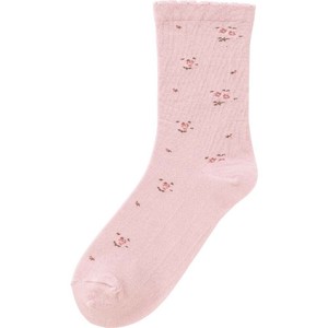 ケアファッション 足首ゆったり名前の書ける柄ソックス(婦人) ピンク 22〜24cm 0185001