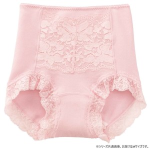 ケアファッション 安心快適フロントレース1分丈ショーツ(婦人) ピンク M 3963301