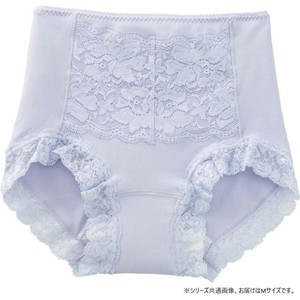 ケアファッション 安心快適フロントレース1分丈ショーツ(婦人) ラベンダー M 3963311