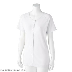 ケアファッション 3分袖ホックシャツ(2枚組)(婦人) ホワイト 3L 8986715