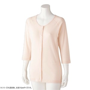 ケアファッション 7分袖ホックシャツ(2枚組)(婦人) ピーチ M 8986801