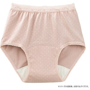 ケアファッション 安心快適水玉柄ショーツ(婦人) モカ L 3816002