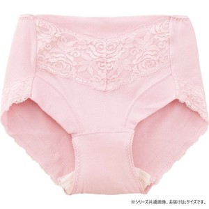 ケアファッション 安心快適フロントレースショーツ(婦人) ピンク L 3959702
