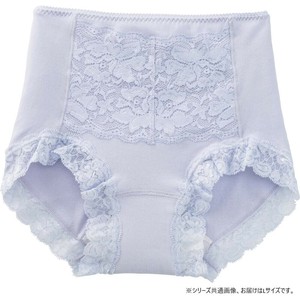 ケアファッション 安心快適フロントレース1分丈ショーツ(婦人) ラベンダー L 3963312