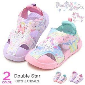 【ダブルスター】 4609 キッズ スポーツサンダル 女の子 アクアシューズ キッズサンダル かわいい 軽量　靴