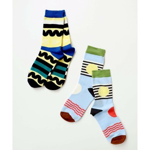 Pre-order Crew Socks Ladies fashion Socks 2-pairs S/S