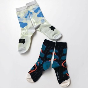 Pre-order Crew Socks Ladies fashion Socks 2-pairs S/S