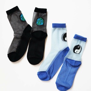Pre-order Crew Socks Ladies fashion Universe Socks 2-pairs S/S