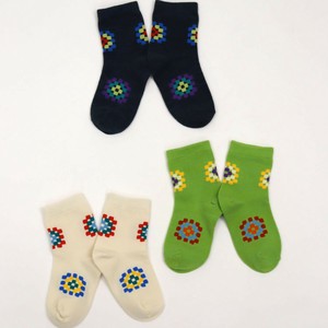 Pre-order Kids' Socks Crochet Ladies fashion Socks 3-pairs S/S