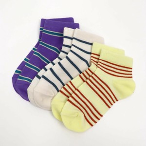 Pre-order Kids' Socks Ladies fashion Ankle Socks 3-pairs S/S